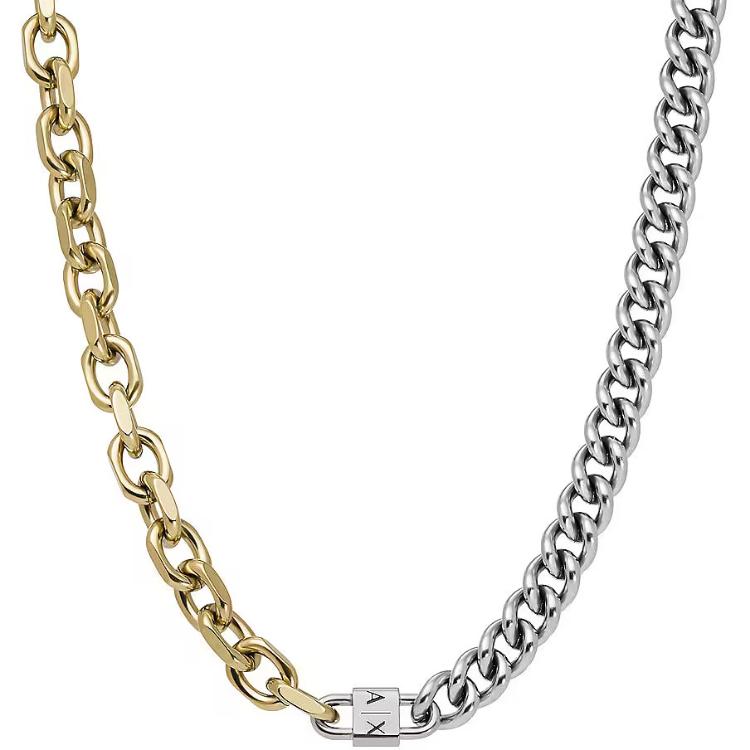 Men's Bicolor Necklace AXG0113710