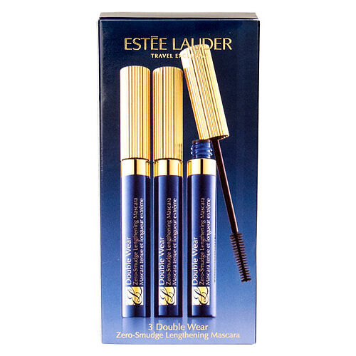 [1960291] Estee Lauder - Double Wear Zero-Smudge Lengthening Mascara - Trio 3x6ml