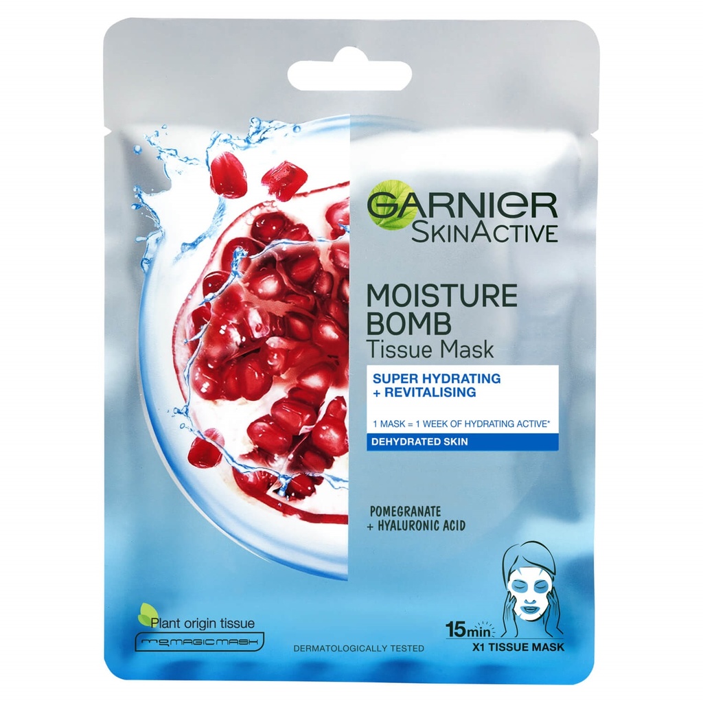 [6209197] Garnier - Tissue Mask - Pomegranate - 28g