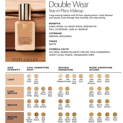 Estee Lauder - Double Wear Makeup SPF10 1N0 Porcelain