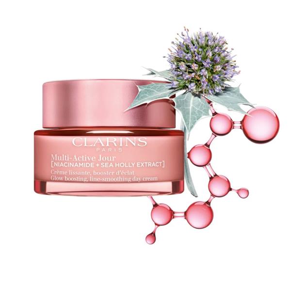 [6339250] Clarins - Multi-Active Niacinamide And Sea Holly Extract Glow Boosting Smoothing Day Cream - Dry Skin - 50ml