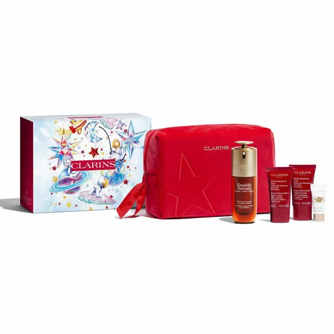 [6542011] Clarins - Double Serum & Super Restorative - Gift Set